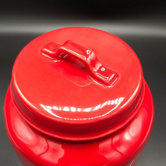 RAE DUNN Merry Christmas LL Canister in Red - Picture 2 of 3